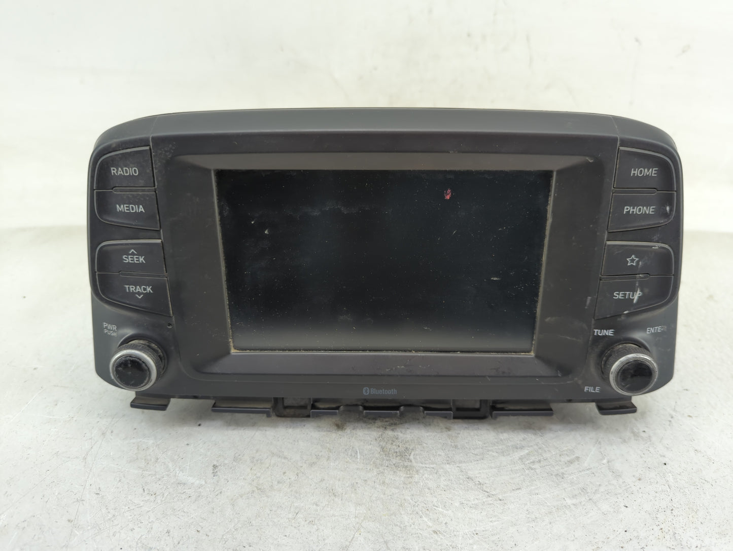 2018-2021 Hyundai Kona Radio AM FM Cd Player Receiver Replacement P/N:96160-J9110TMT Fits Fits 2018 2019 2020 2021 OEM Used 