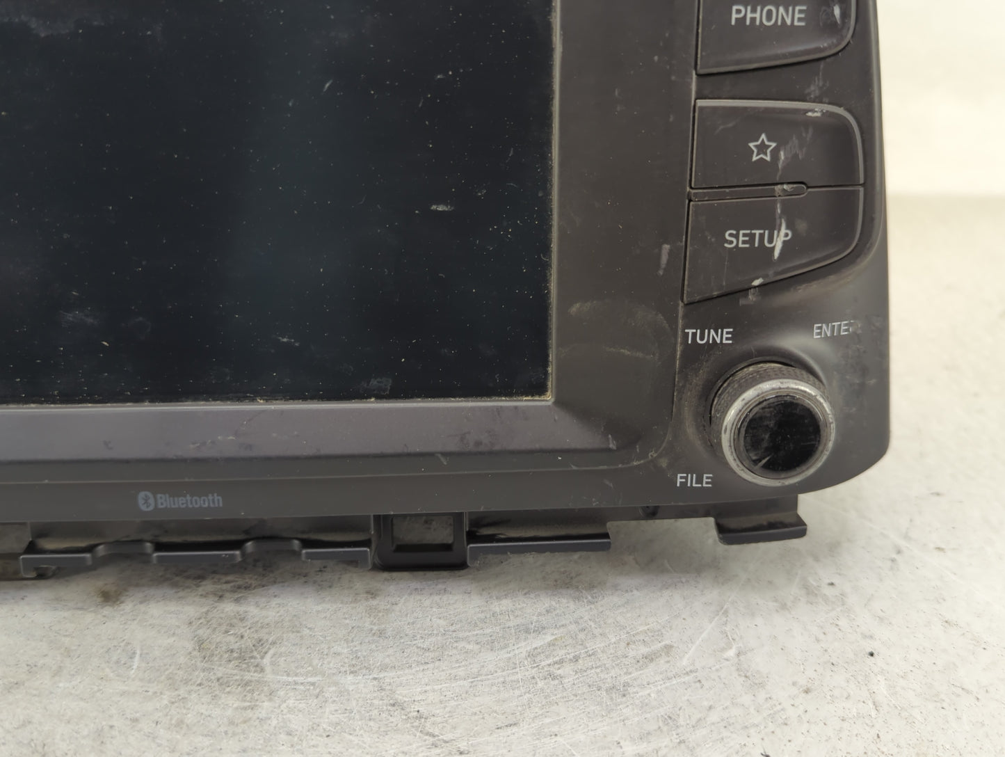 2018-2021 Hyundai Kona Radio AM FM Cd Player Receiver Replacement P/N:96160-J9110TMT Fits Fits 2018 2019 2020 2021 OEM Used 