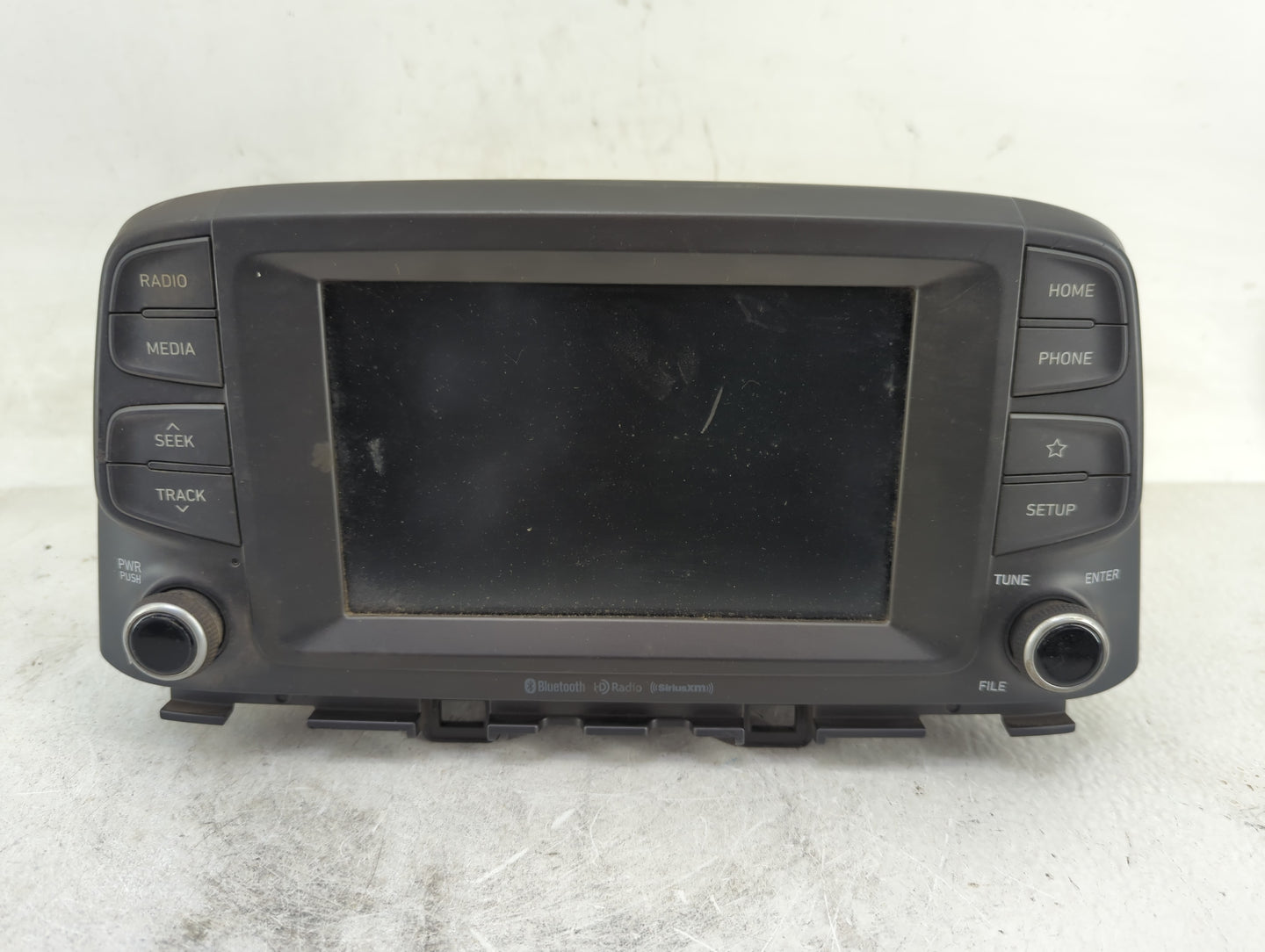 2018-2021 Hyundai Kona Radio AM FM Cd Player Receiver Replacement P/N:96160-J9110TMT Fits Fits 2018 2019 2020 2021 OEM Used 