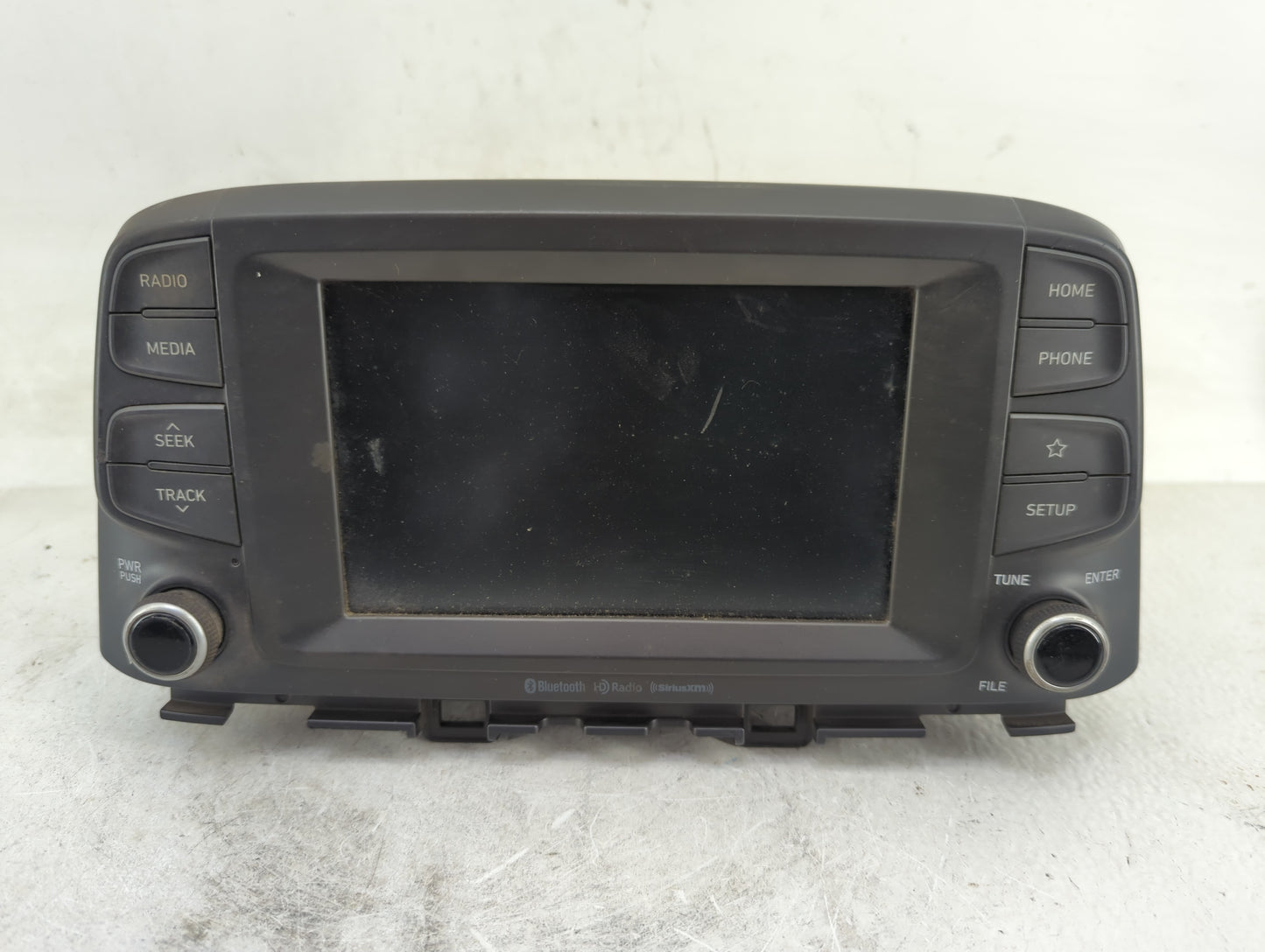 2018-2021 Hyundai Kona Radio AM FM Cd Player Receiver Replacement P/N:96160-J9110TMT Fits Fits 2018 2019 2020 2021 OEM Used 