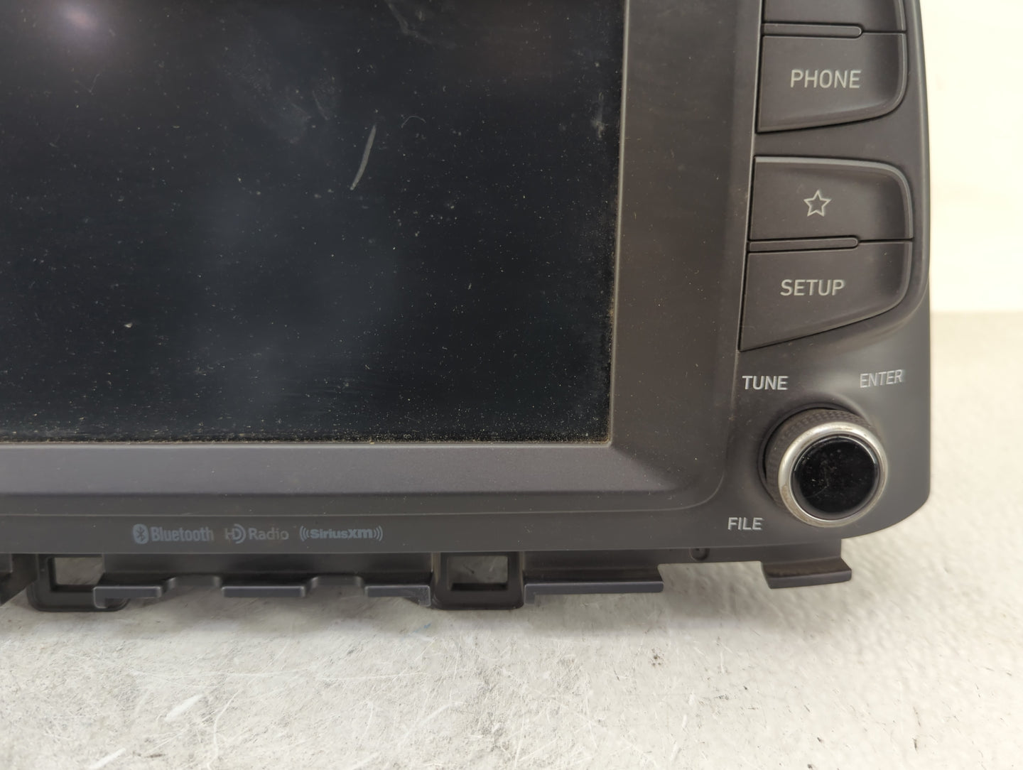 2018-2021 Hyundai Kona Radio AM FM Cd Player Receiver Replacement P/N:96160-J9110TMT Fits Fits 2018 2019 2020 2021 OEM Used 