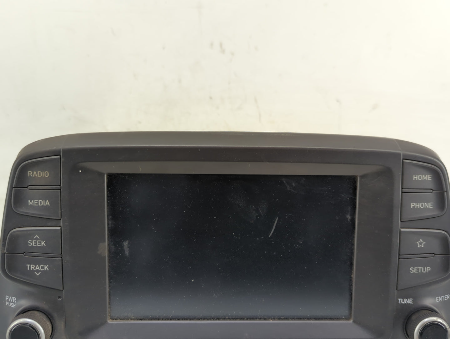 2018-2021 Hyundai Kona Radio AM FM Cd Player Receiver Replacement P/N:96160-J9110TMT Fits Fits 2018 2019 2020 2021 OEM Used 