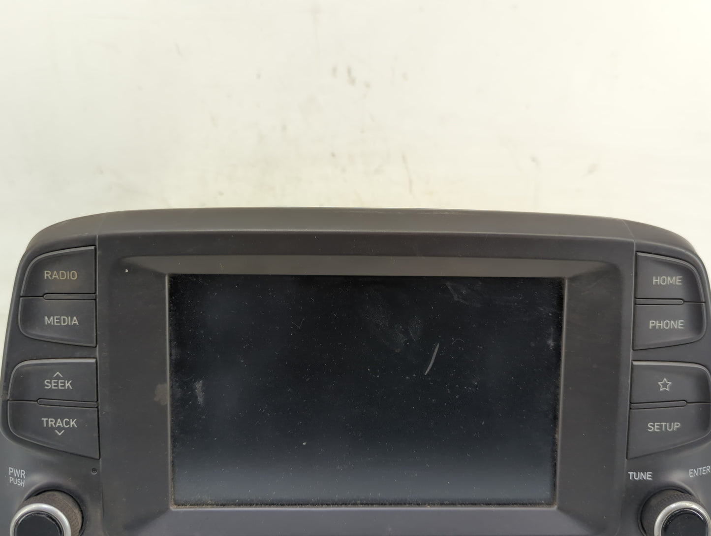 2018-2021 Hyundai Kona Radio AM FM Cd Player Receiver Replacement P/N:96160-J9110TMT Fits Fits 2018 2019 2020 2021 OEM Used 