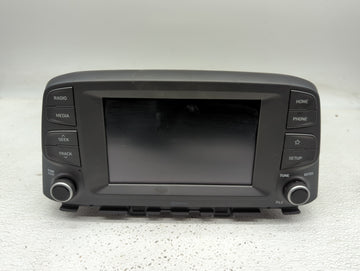 2018-2021 Hyundai Kona Radio AM FM Cd Player Receiver Replacement P/N:96160J9020TMT Fits Fits 2018 2019 2020 2021 OEM Used A