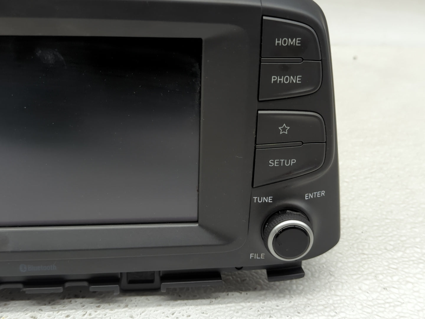 2018-2021 Hyundai Kona Radio AM FM Cd Player Receiver Replacement P/N:96160J9020TMT Fits Fits 2018 2019 2020 2021 OEM Used A
