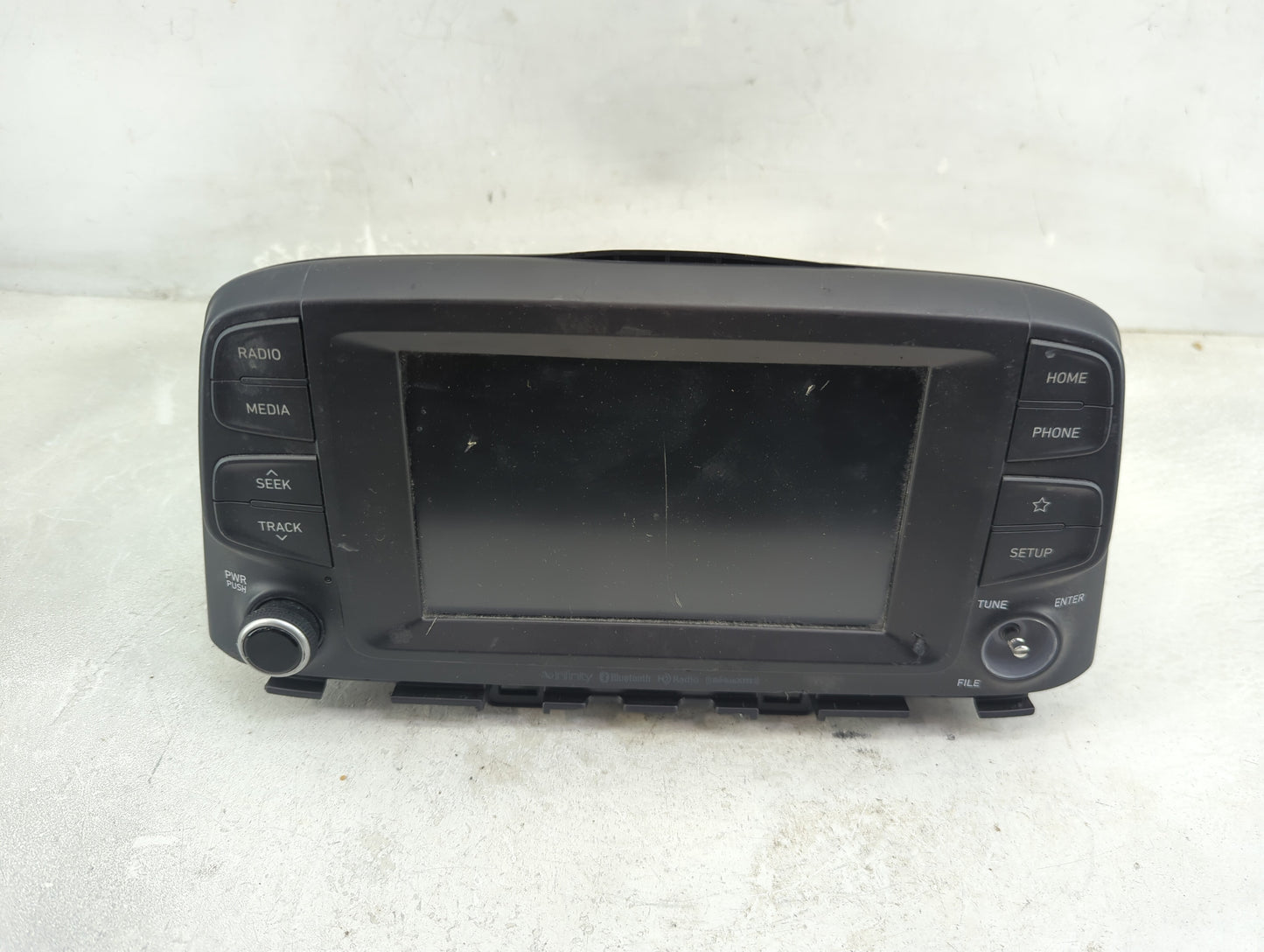 2018-2021 Hyundai Kona Radio AM FM Cd Player Receiver Replacement P/N:96160-J9106TMT Fits Fits 2018 2019 2020 2021 OEM Used 