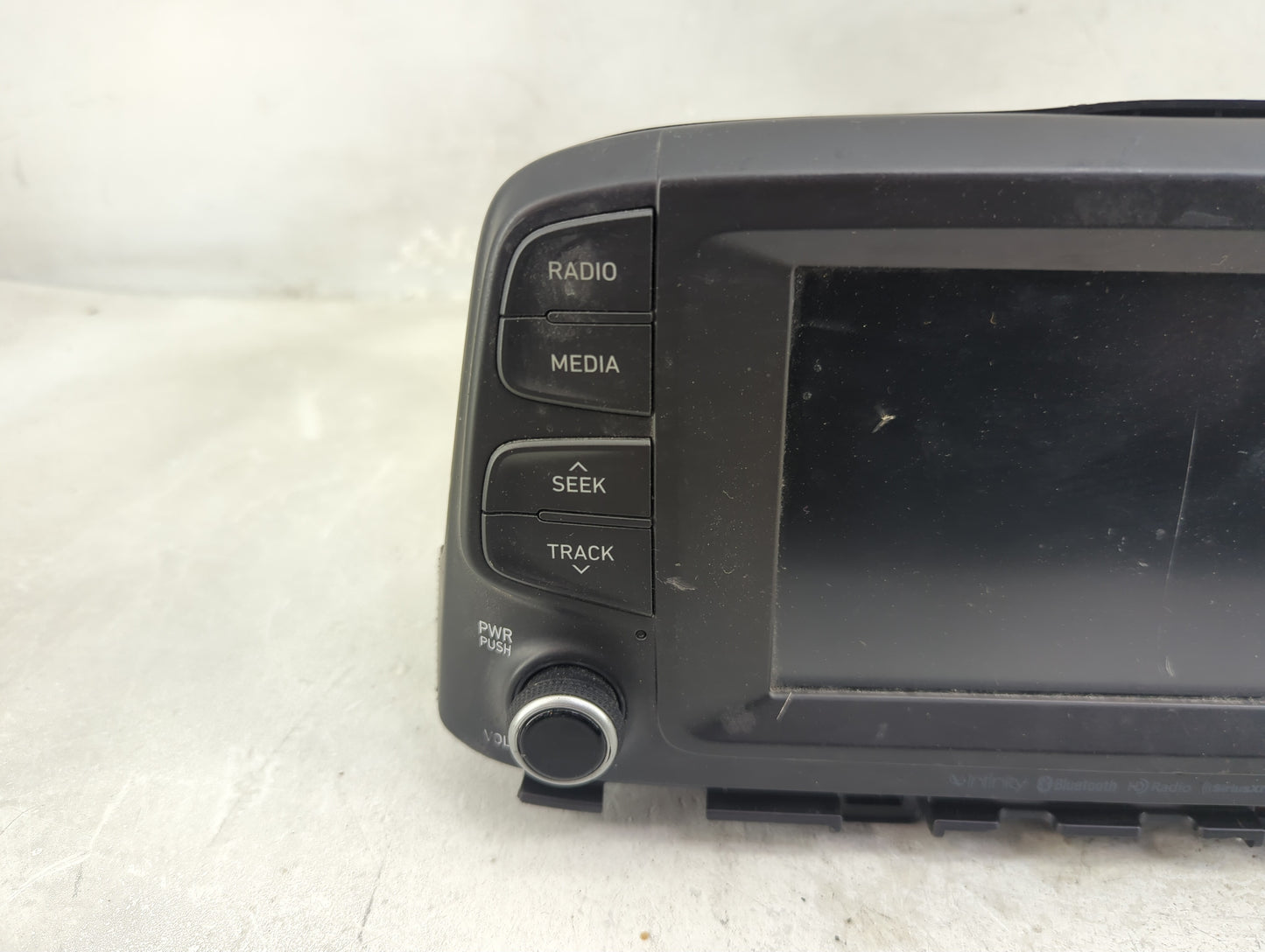 2018-2021 Hyundai Kona Radio AM FM Cd Player Receiver Replacement P/N:96160-J9106TMT Fits Fits 2018 2019 2020 2021 OEM Used 
