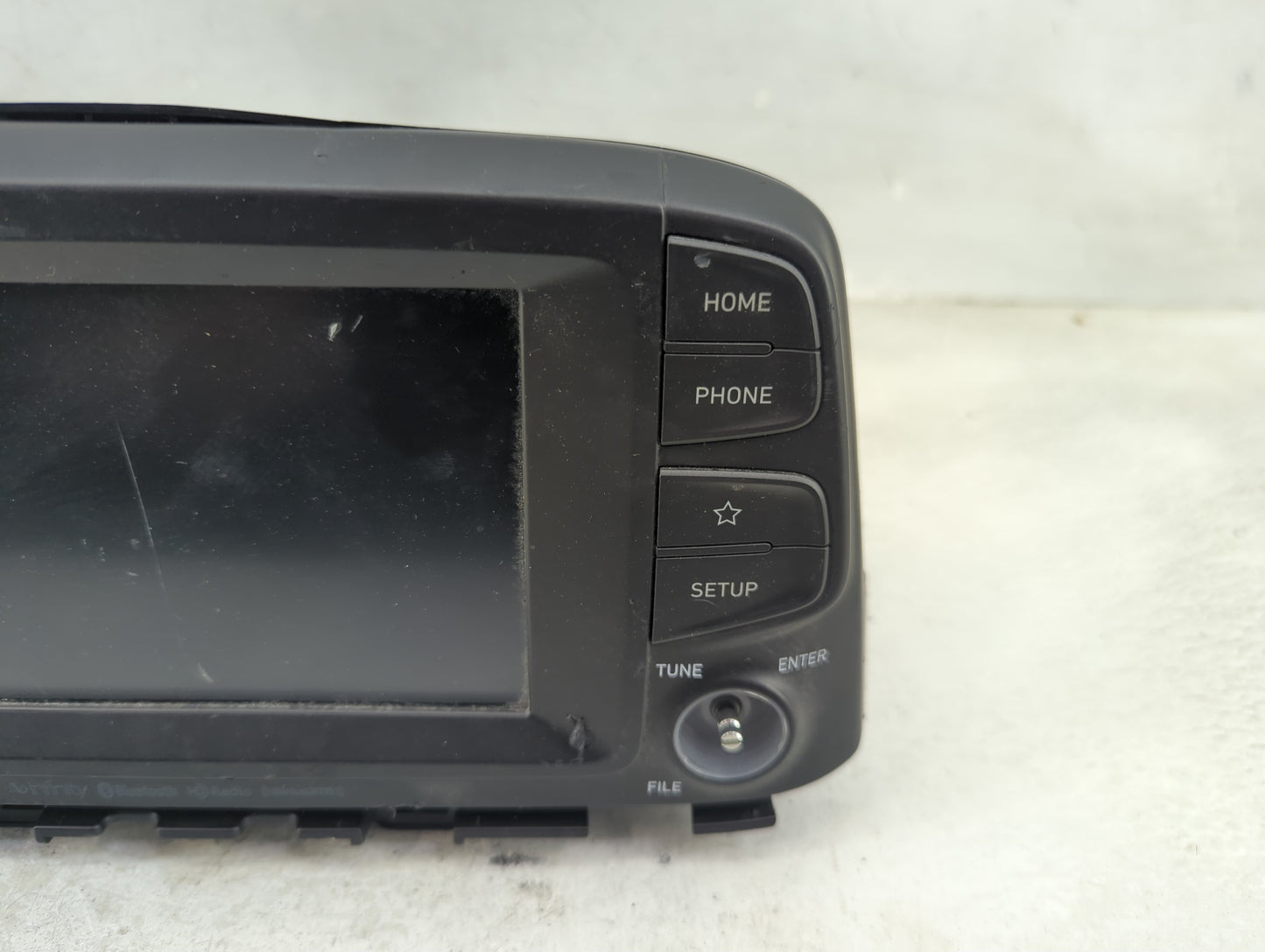 2018-2021 Hyundai Kona Radio AM FM Cd Player Receiver Replacement P/N:96160-J9106TMT Fits Fits 2018 2019 2020 2021 OEM Used 