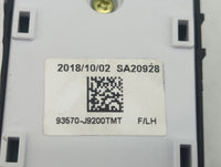 2018-2022 Hyundai Kona Master Power Window Switch Replacement Driver Side Left P/N:93570-J9200TMT 3K54-92-1200 Fits OEM Used