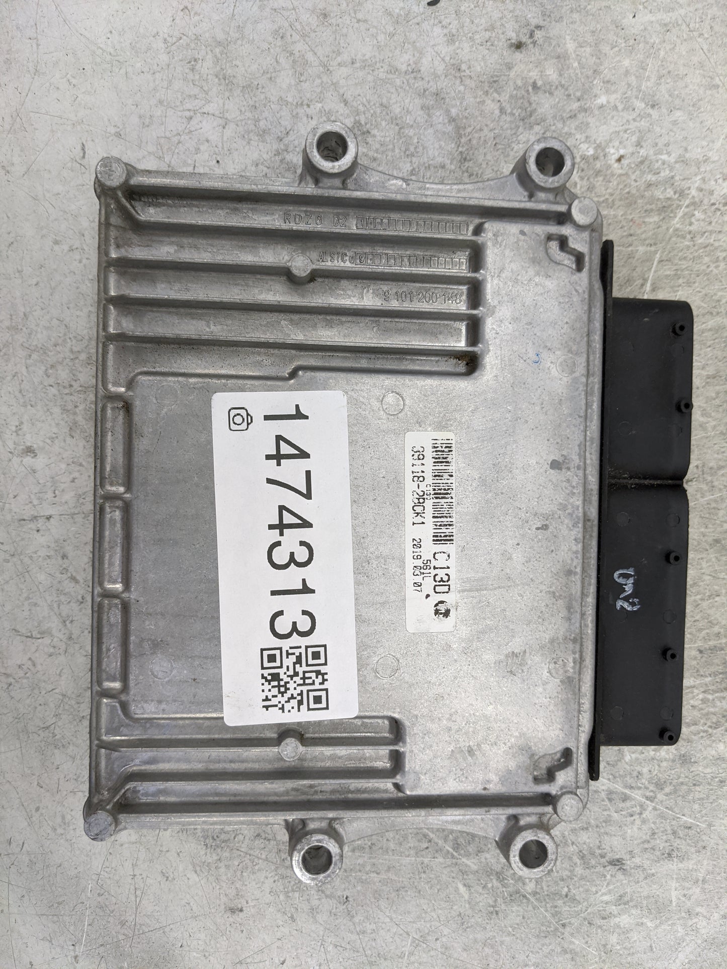 2019-2021 Hyundai Kona PCM Engine Control Computer ECU ECM PCU OEM P/N:9001320561KC 39118-2BCK1 Fits Fits 2019 2020 2021 OEM