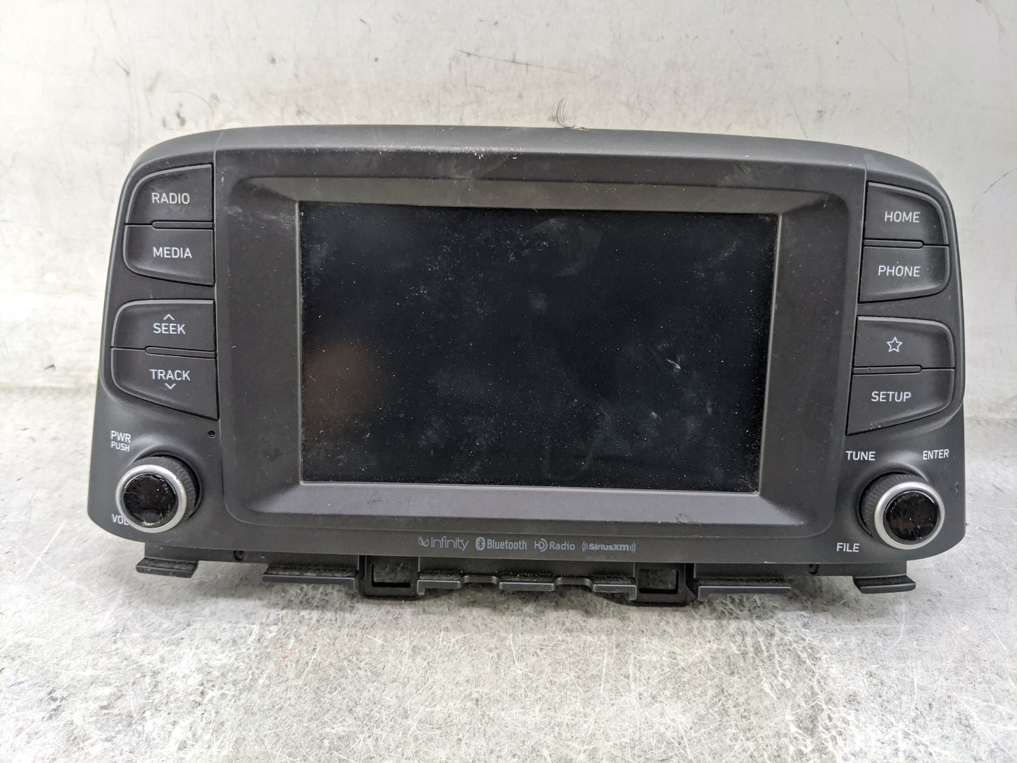 2019-2021 Hyundai Kona Radio AM FM Cd Player Receiver Replacement P/N:96160-J9160TMT ADC40J9AN Fits Fits 2019 2020 2021 OEM 