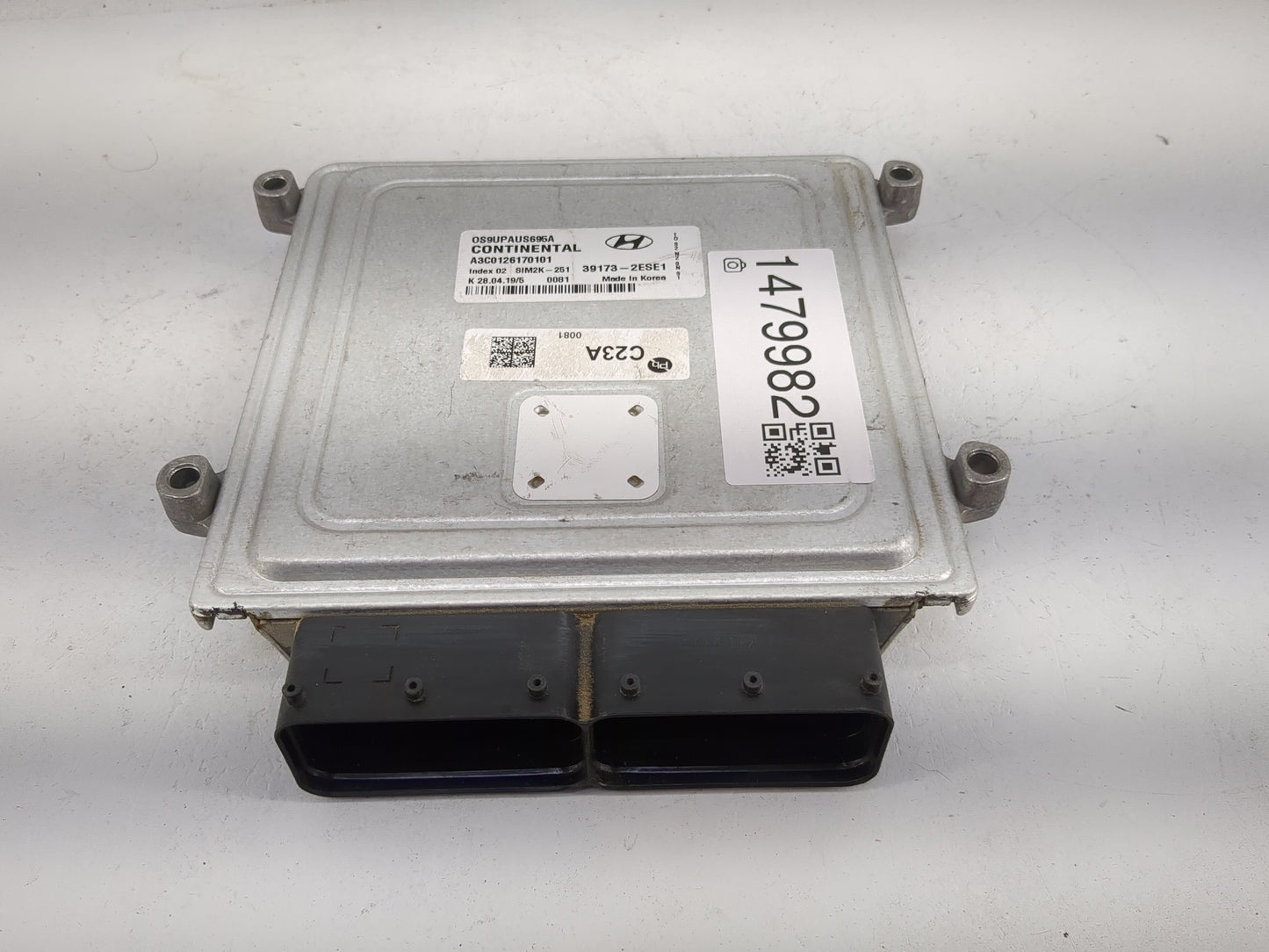 2018-2021 Hyundai Kona PCM Engine Control Computer ECU ECM PCU OEM P/N:OS9UPAUS695A A3C0126170101 Fits Fits 2018 2019 2020 2