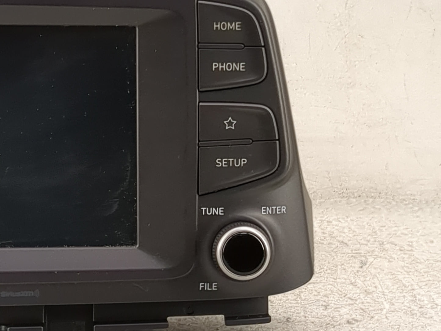 2019-2021 Hyundai Kona Radio AM FM Cd Player Receiver Replacement P/N:96160-J9160TMT ADC40J9AN Fits Fits 2019 2020 2021 OEM 