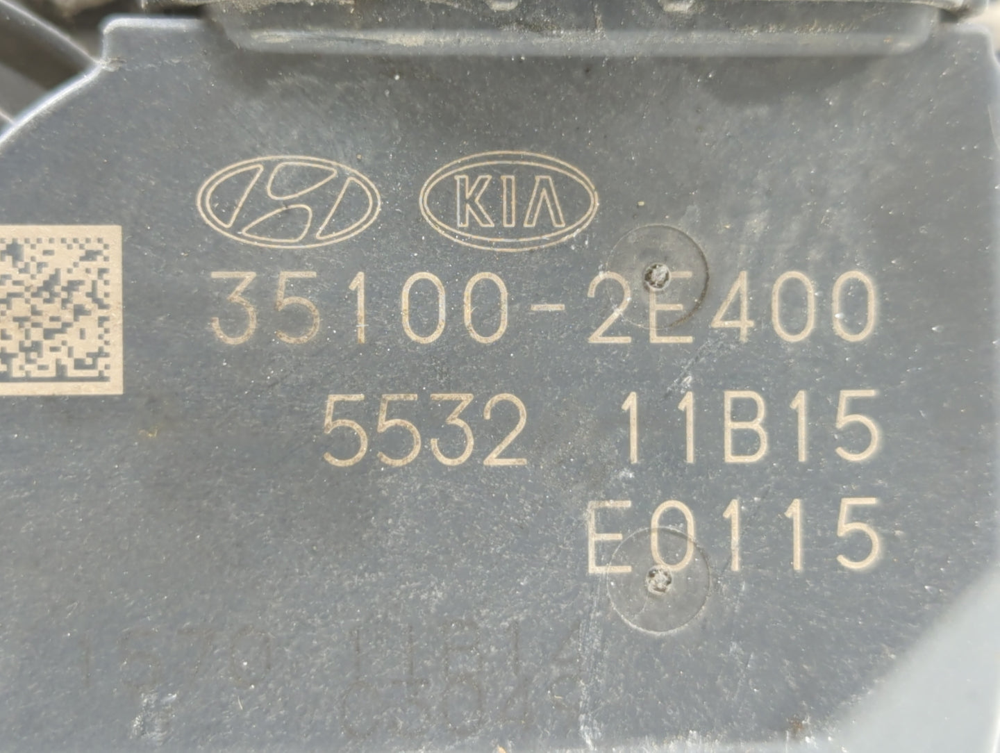 2018-2019 Hyundai Kona Throttle Body P/N:35100-2E400 35100-2E000 Fits Fits 2012 2013 2014 2015 2016 2018 2019 OEM Used Auto 