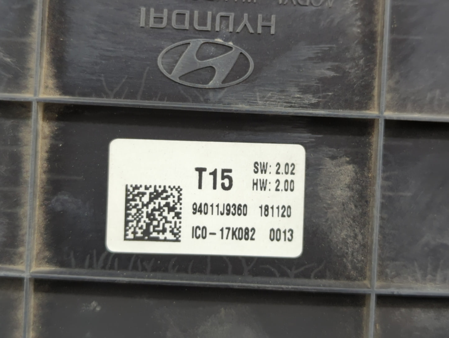 2019 Hyundai Kona Instrument Cluster Speedometer Gauges P/N:94011 J9360 Fits OEM Used Auto Parts - Oemusedautoparts1.com