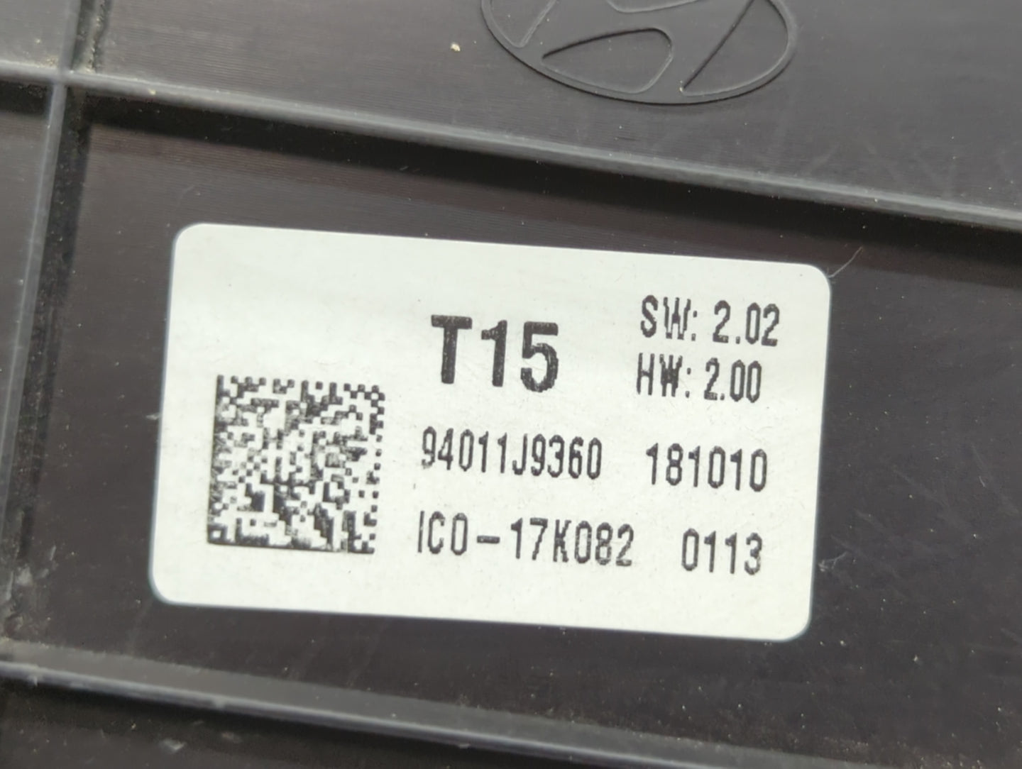 2019-2021 Hyundai Kona Instrument Cluster Speedometer Gauges P/N:94011 J9360 Fits Fits 2019 2020 2021 OEM Used Auto Parts - 