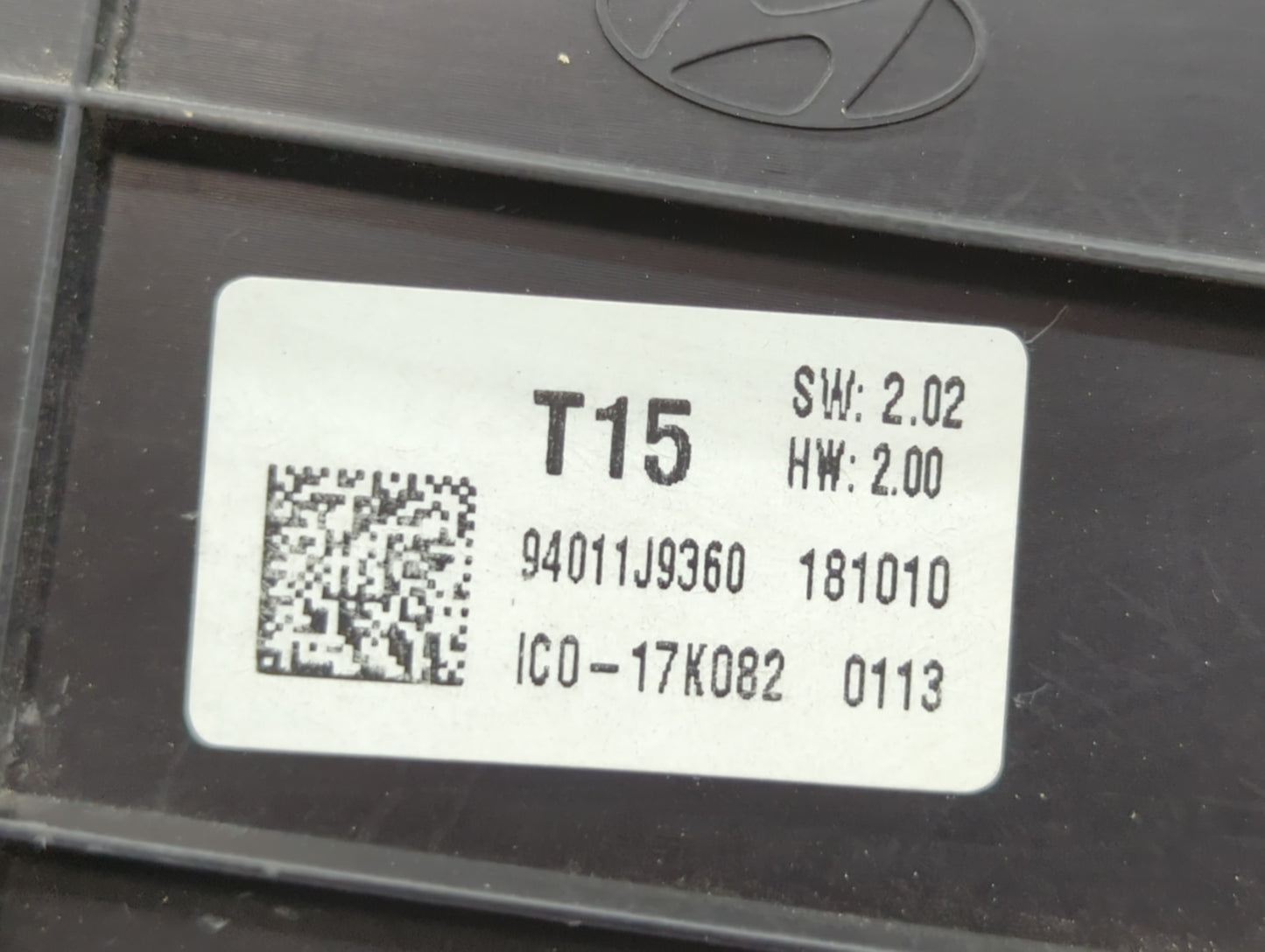 2019-2021 Hyundai Kona Instrument Cluster Speedometer Gauges P/N:94011 J9360 Fits Fits 2019 2020 2021 OEM Used Auto Parts - 