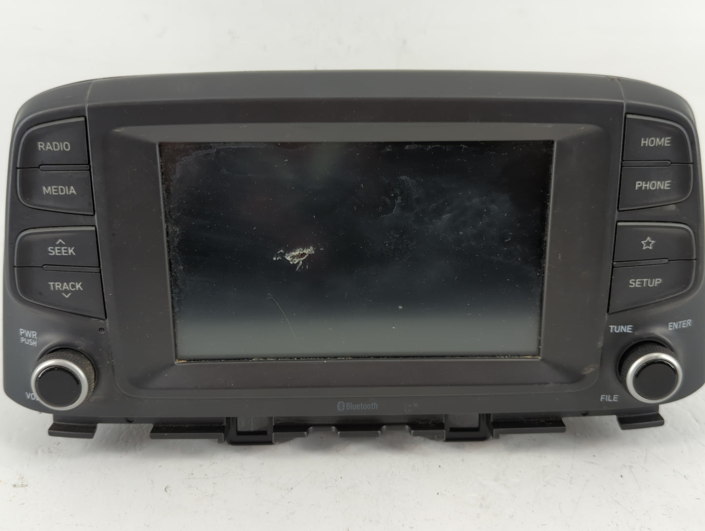 2018-2021 Hyundai Kona Radio AM FM Cd Player Receiver Replacement P/N:96160J9020TMT Fits Fits 2018 2019 2020 2021 OEM Used A