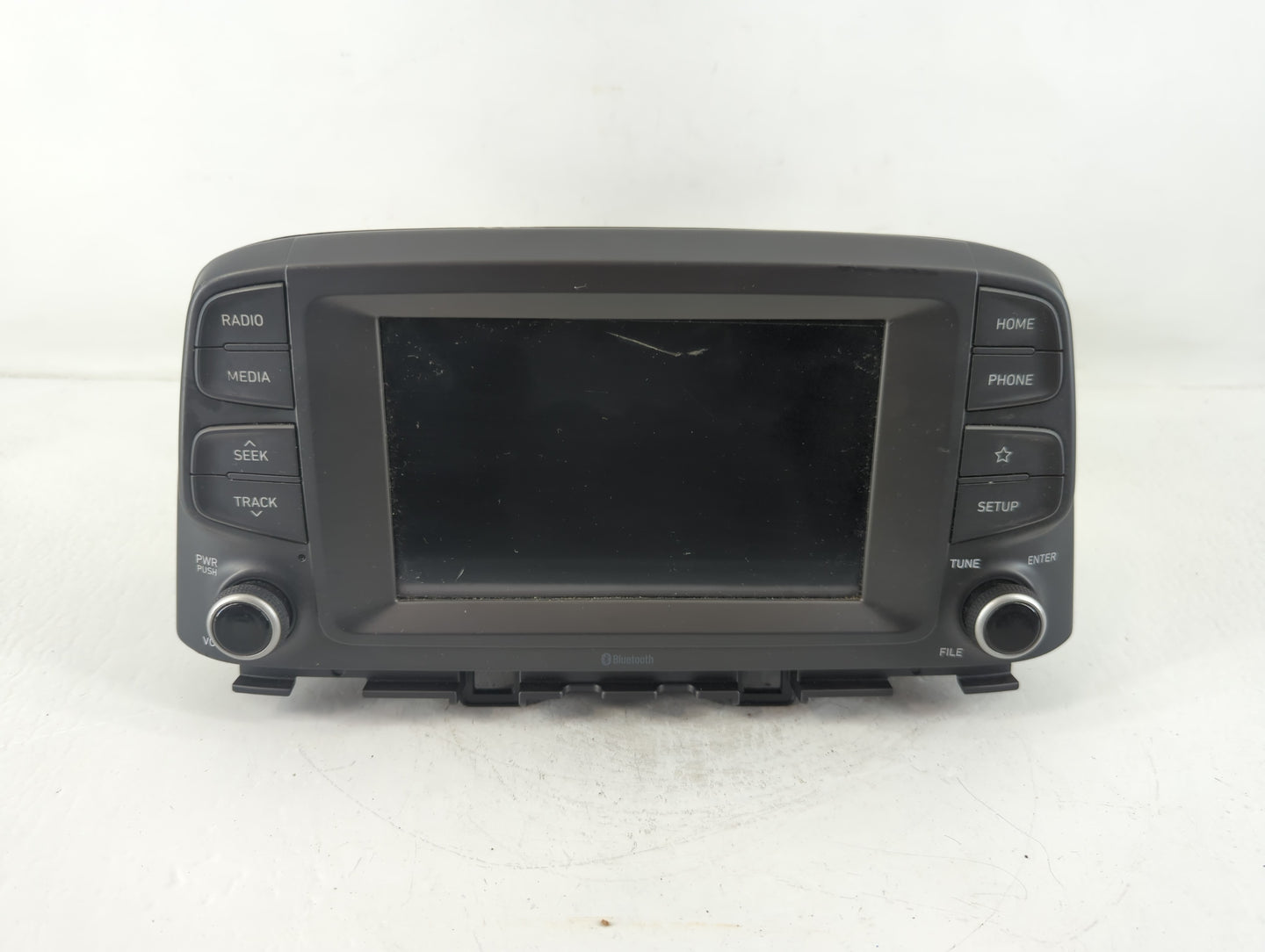 2018-2021 Hyundai Kona Radio AM FM Cd Player Receiver Replacement P/N:96160J9020TMT Fits Fits 2018 2019 2020 2021 OEM Used A
