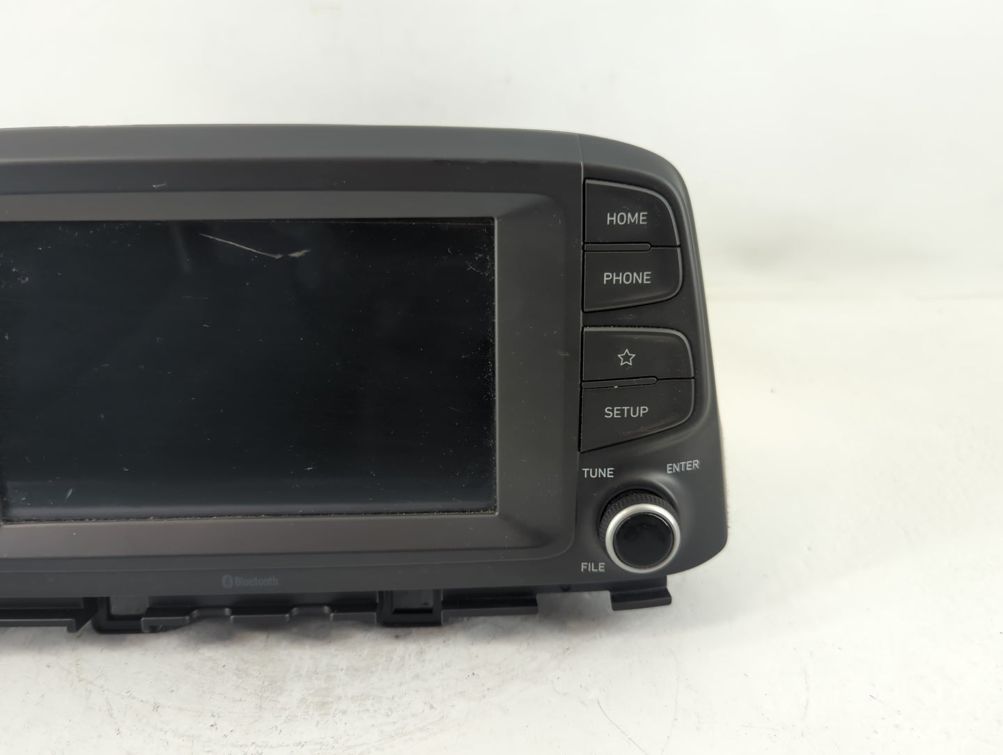 2018-2021 Hyundai Kona Radio AM FM Cd Player Receiver Replacement P/N:96160J9020TMT Fits Fits 2018 2019 2020 2021 OEM Used A