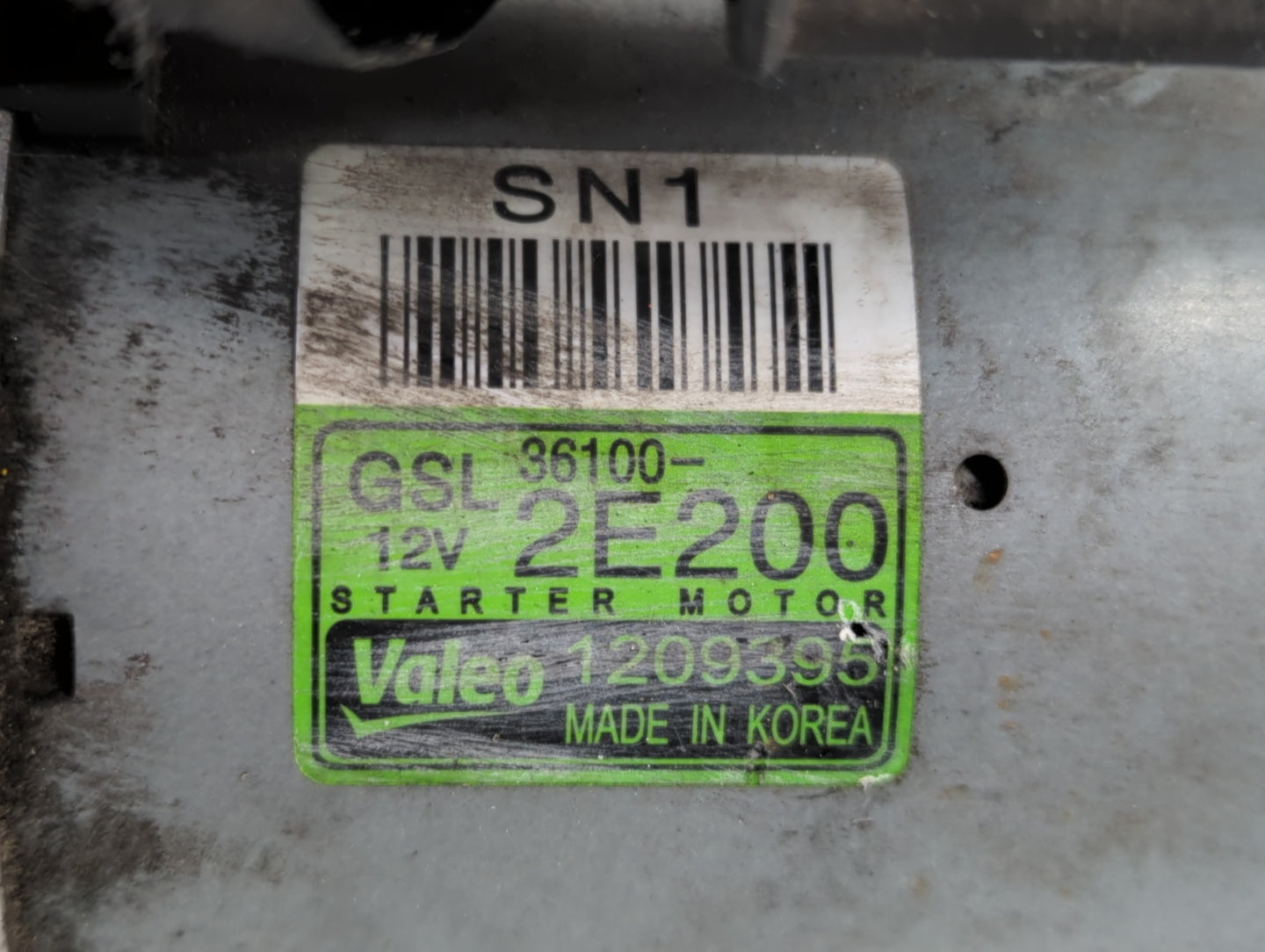 2018-2021 Hyundai Kona Car Starter Motor Solenoid OEM P/N:36100-2E200 Fits Fits 2013 2014 2016 2017 2018 2019 2020 2021 2022