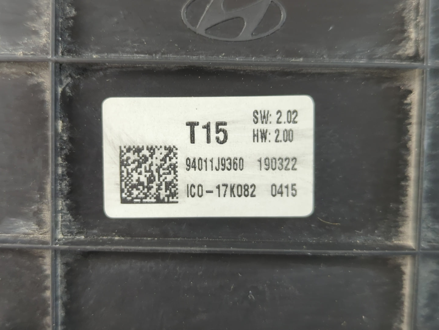 2019-2021 Hyundai Kona Instrument Cluster Speedometer Gauges P/N:94011J9360 Fits Fits 2019 2020 2021 OEM Used Auto Parts - O