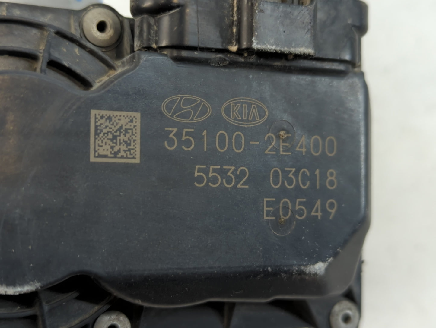 2018-2021 Hyundai Kona Throttle Body P/N:35100-2E400 Fits Fits 2012 2013 2014 2015 2016 2018 2019 2020 2021 OEM Used Auto Pa