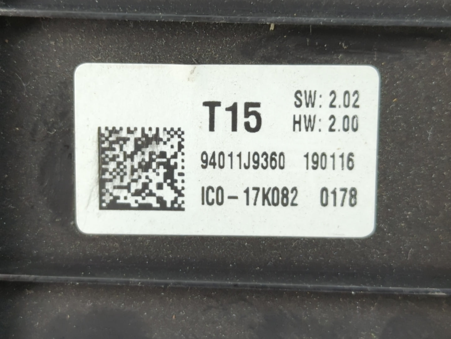 2019-2021 Hyundai Kona Instrument Cluster Speedometer Gauges P/N:190116 94011J9360 Fits Fits 2019 2020 2021 OEM Used Auto Pa