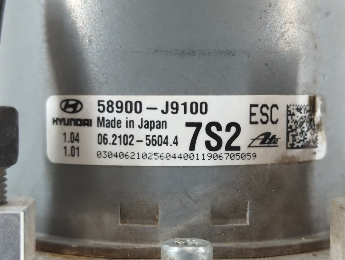 2018-2021 Hyundai Kona Anti-Lock Brake ABS Pump Module Actuator OEM P/N:58900-J9100 Fits Fits 2018 2019 2020 2021 OEM Used A
