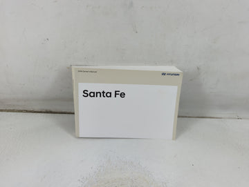 2019 Hyundai Santa Fe Owners Manual Book Guide P/N:KS2U-EU8OE OEM Used Auto Parts - Oemusedautoparts1.com
