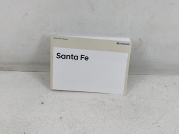2019 Hyundai Santa Fe Owners Manual Book Guide P/N:KS2U-EU87B OEM Used Auto Parts - Oemusedautoparts1.com