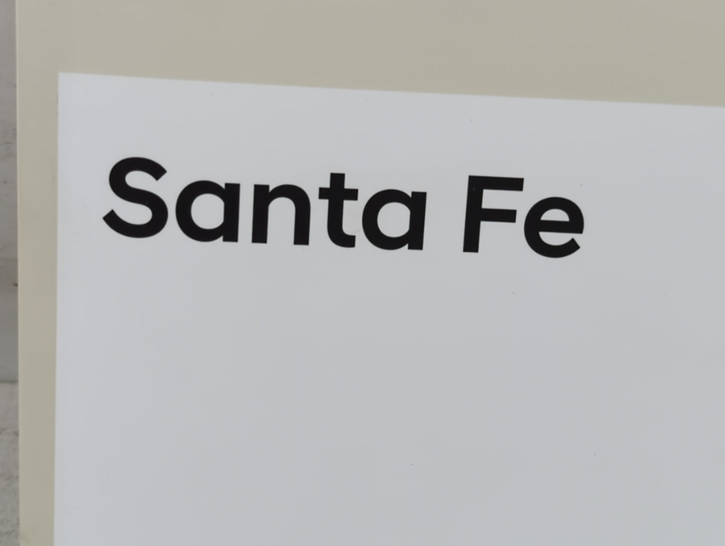 2019 Hyundai Santa Fe Owners Manual Book Guide P/N:KS2U-EU87B OEM Used Auto Parts - Oemusedautoparts1.com