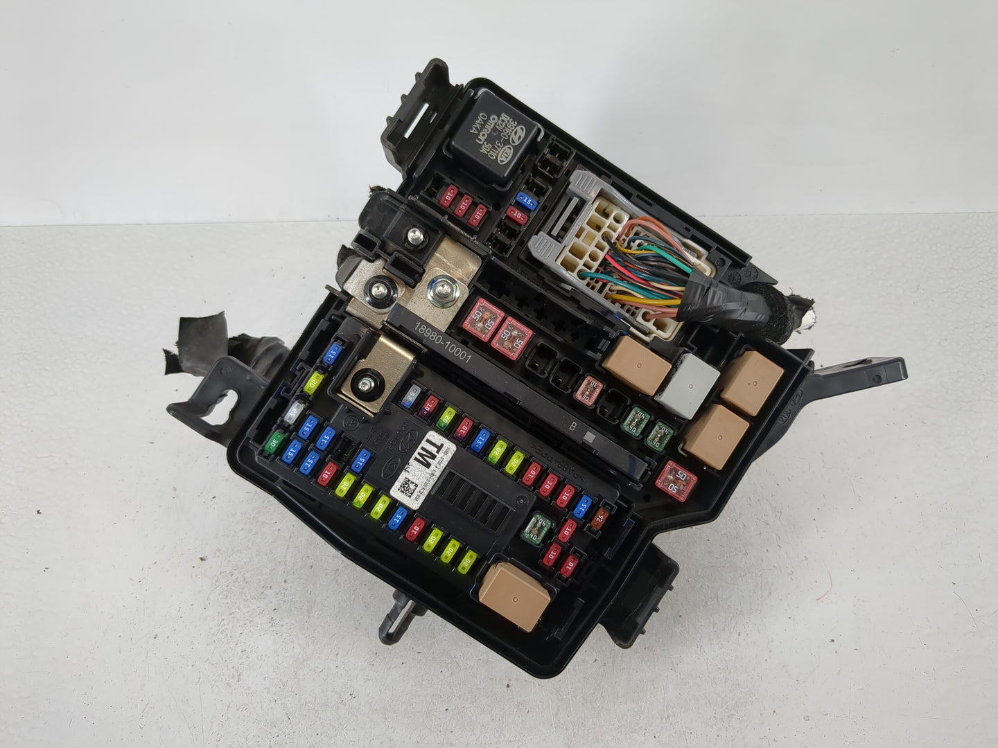 2019-2020 Hyundai Santa Fe Fusebox Fuse Box Panel Relay Module P/N:91956-S2021 Fits Fits 2019 2020 OEM Used Auto Parts - Oem