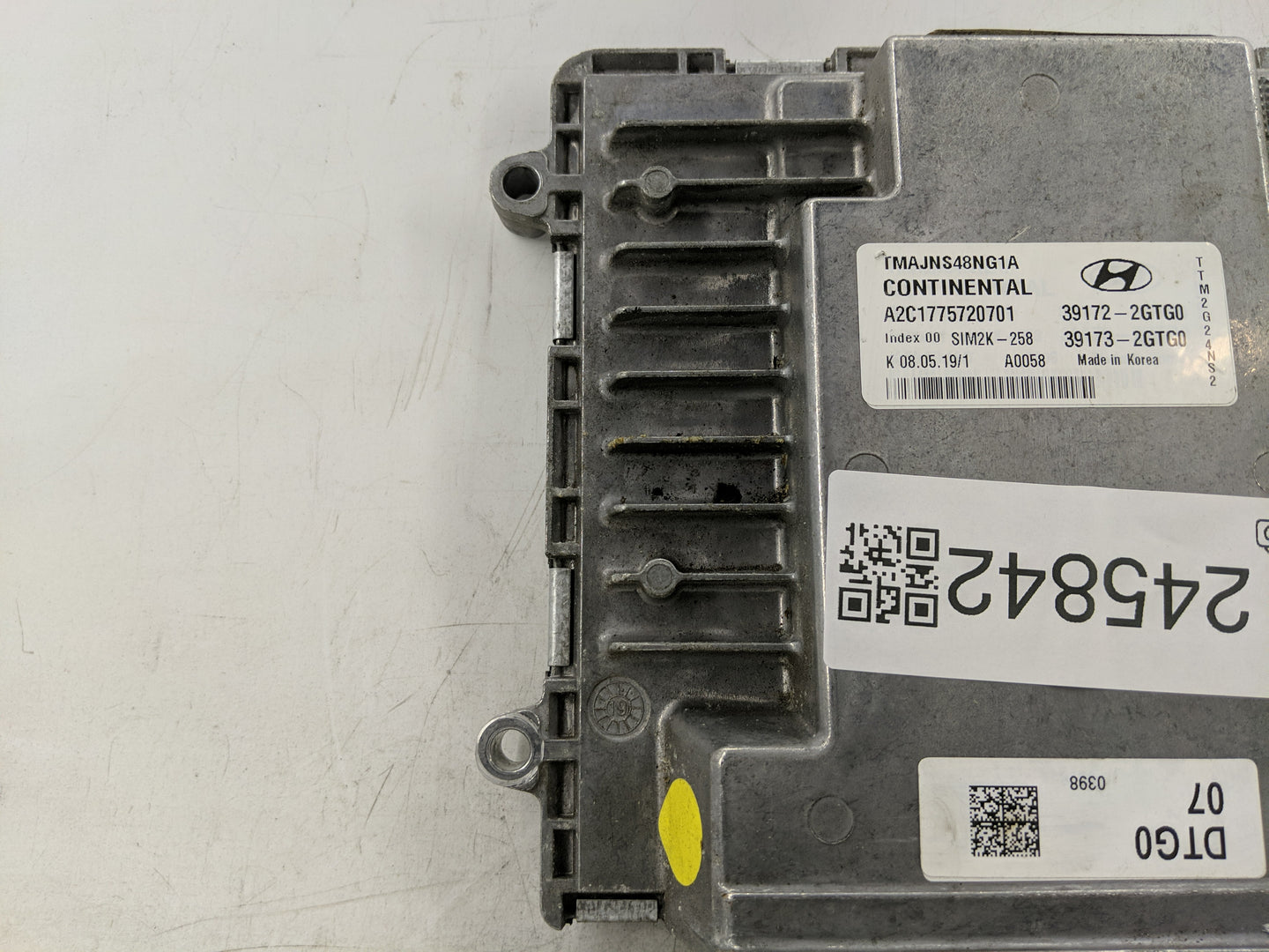 2019 Hyundai Santa Fe PCM Engine Control Computer ECU ECM PCU OEM P/N:39173-2GTG0 39172-2GTG0 Fits OEM Used Auto Parts - Oem
