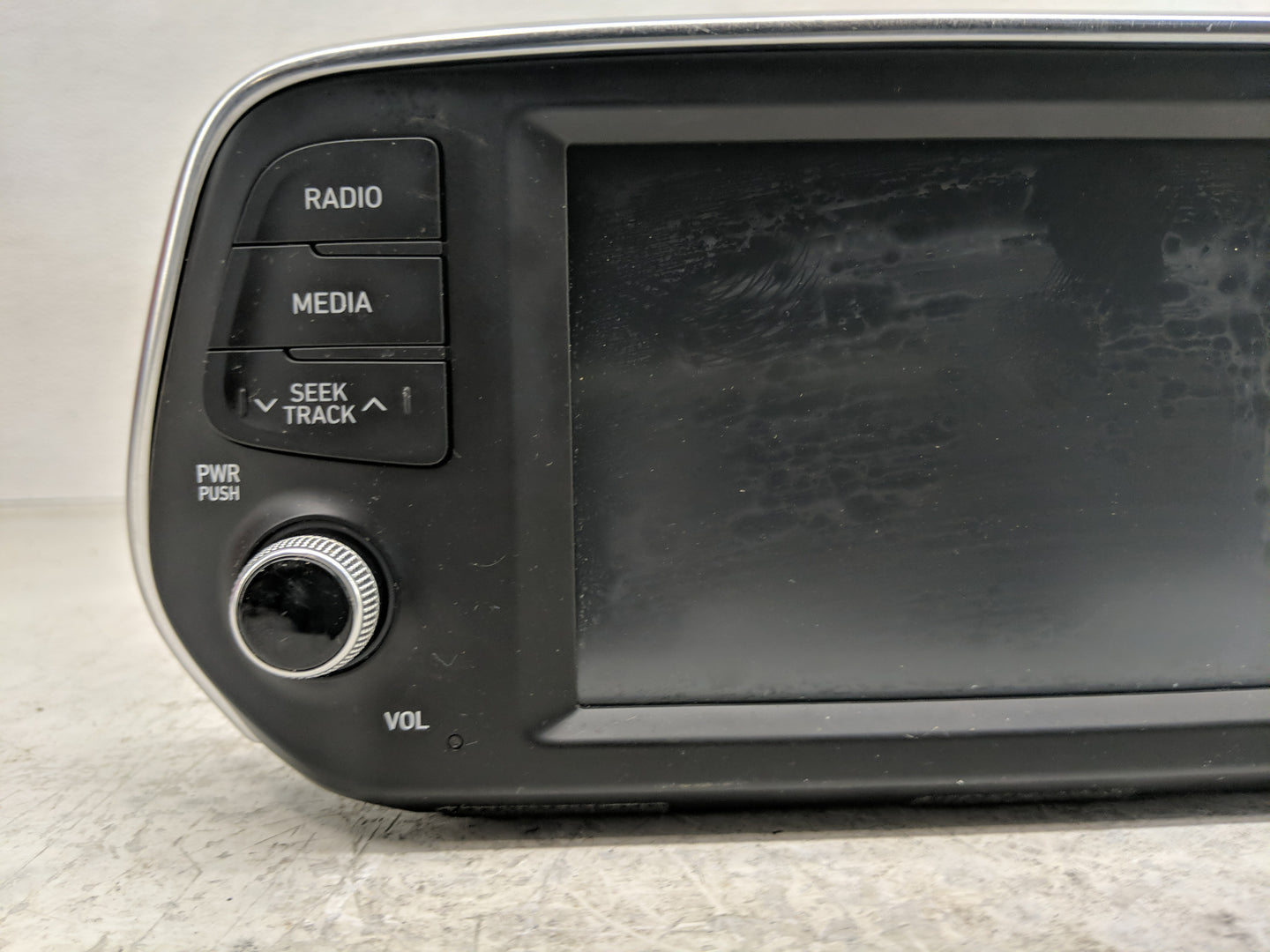 2019-2020 Hyundai Santa Fe Radio AM FM Cd Player Receiver Replacement P/N:96160S2000VCS Fits Fits 2019 2020 OEM Used Auto Pa