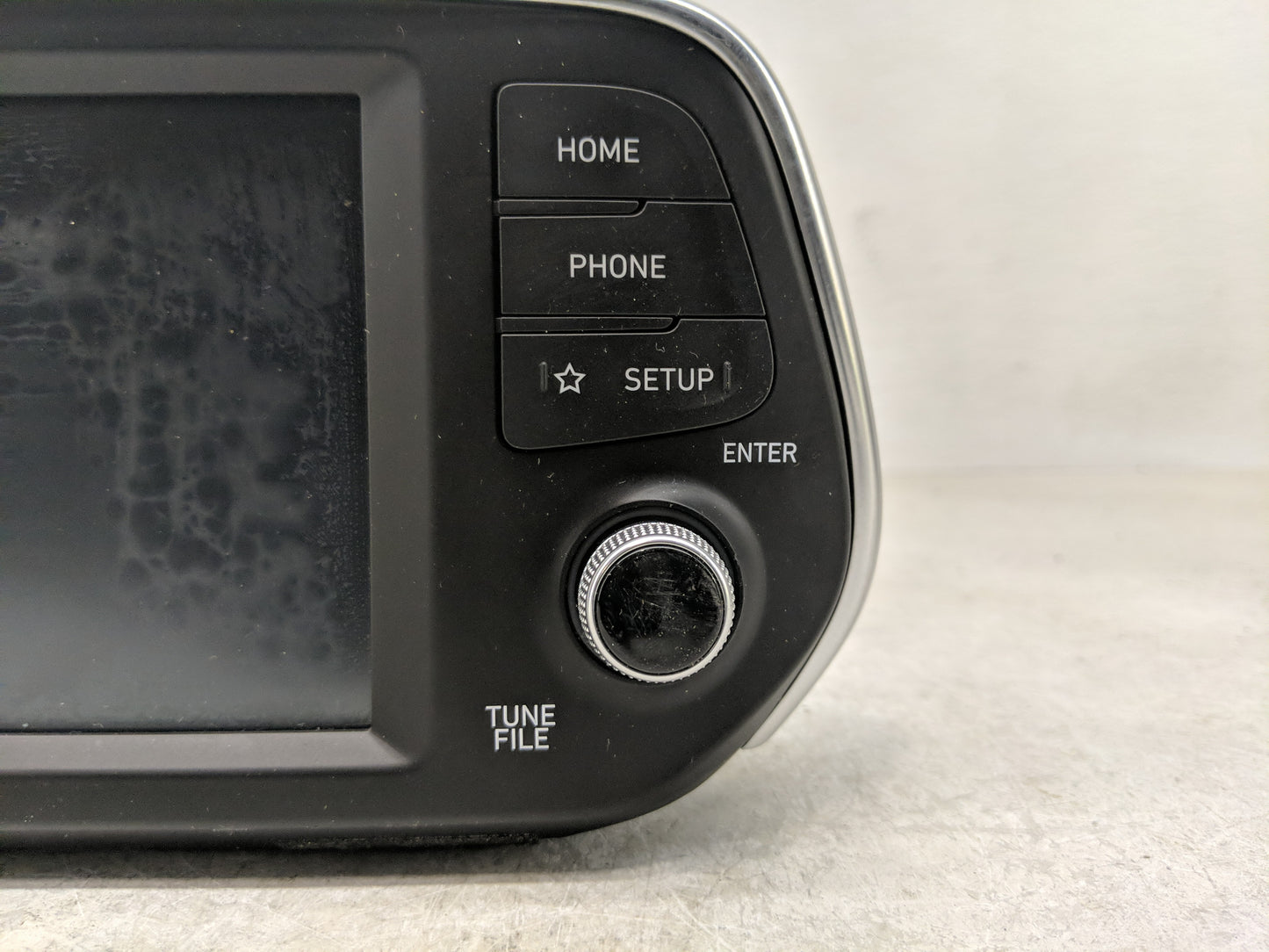 2019-2020 Hyundai Santa Fe Radio AM FM Cd Player Receiver Replacement P/N:96160S2000VCS Fits Fits 2019 2020 OEM Used Auto Pa