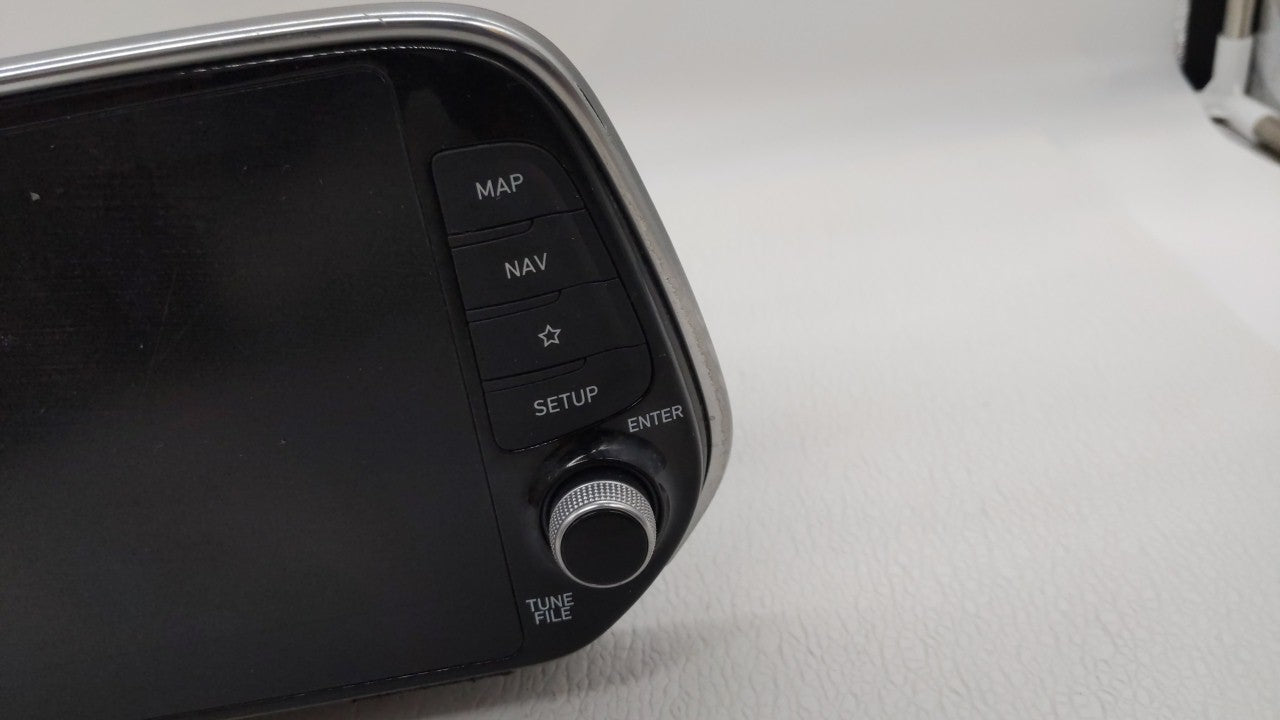2019-2020 Hyundai Santa Fe Radio AM FM Cd Player Receiver Replacement P/N:96560-S2300UAY Fits Fits 2019 2020 OEM Used Auto P
