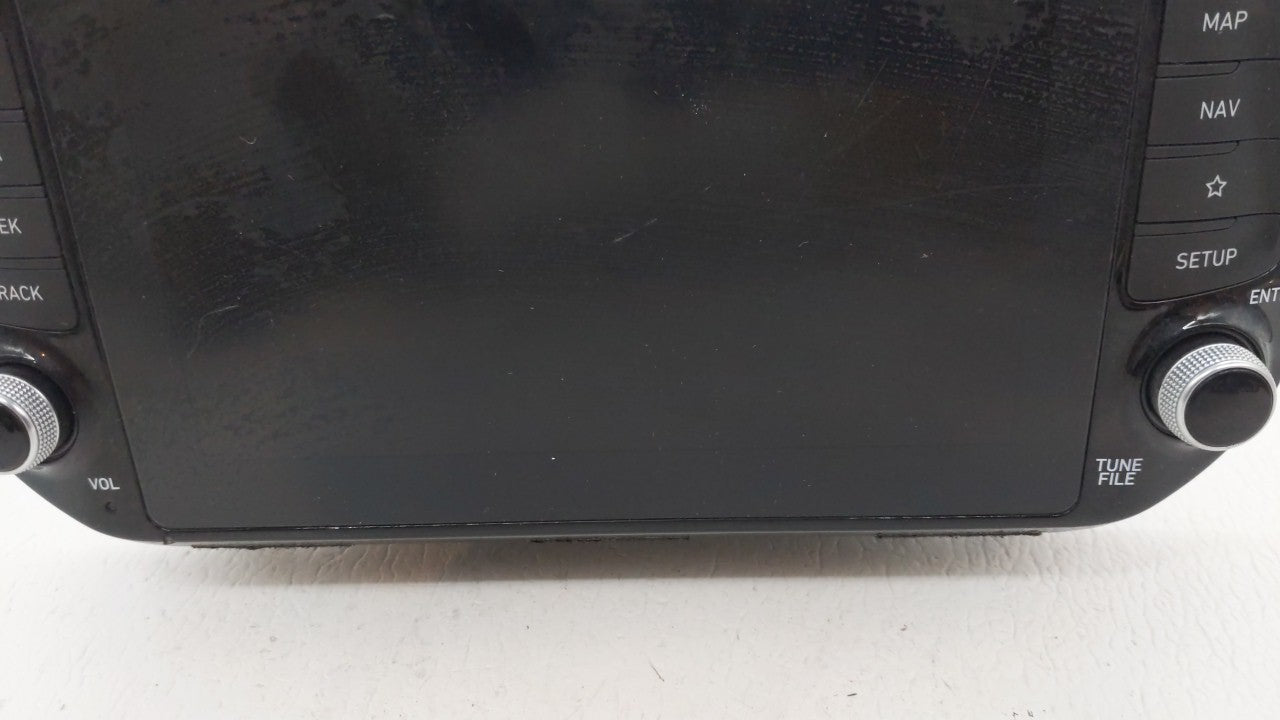 2019-2020 Hyundai Santa Fe Radio AM FM Cd Player Receiver Replacement P/N:96560-S2300UAY Fits Fits 2019 2020 OEM Used Auto P