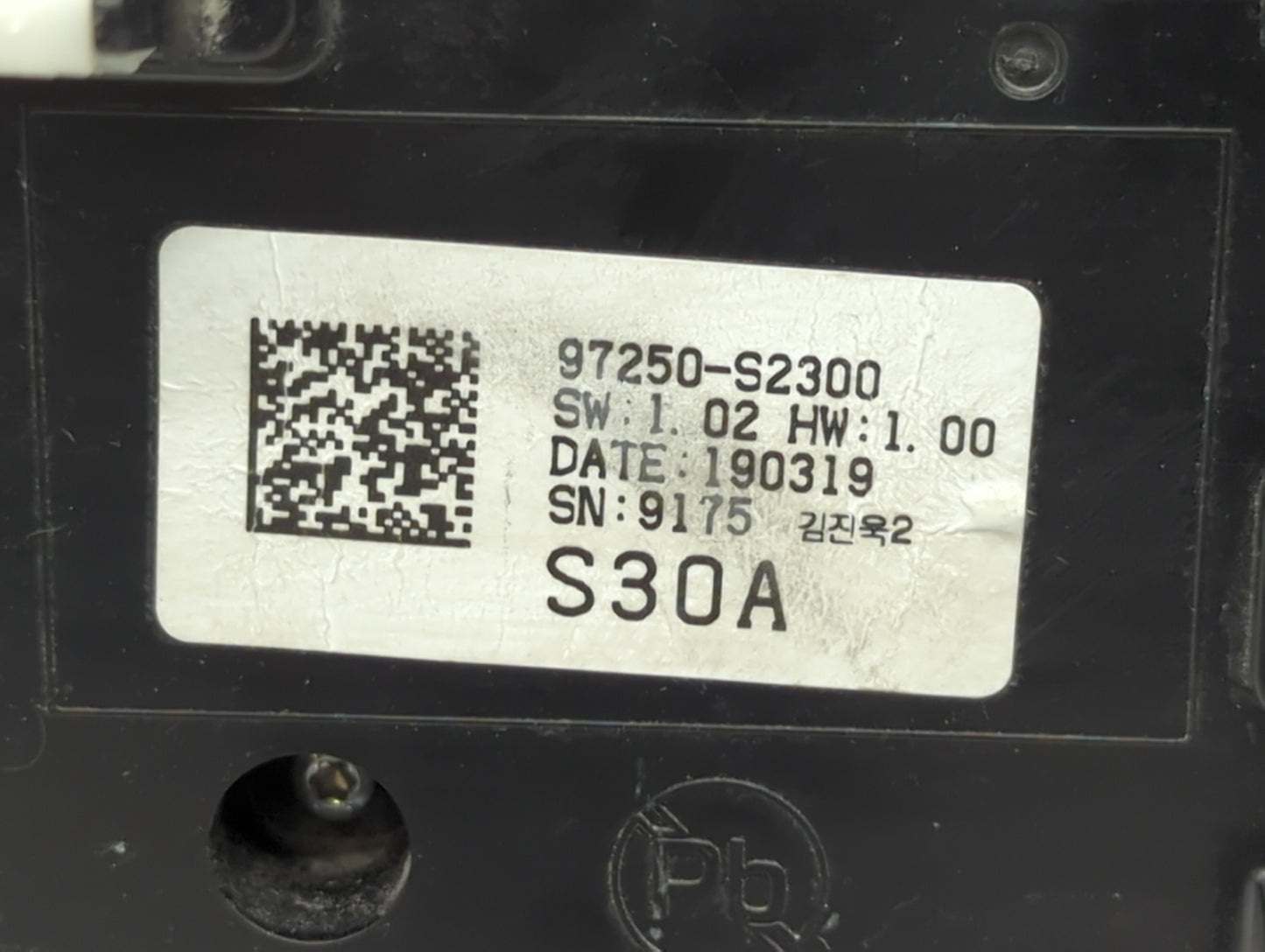 2019-2020 Hyundai Santa Fe Climate Control Module Temperature AC/Heater Replacement P/N:97250-S2300 Fits Fits 2019 2020 OEM 