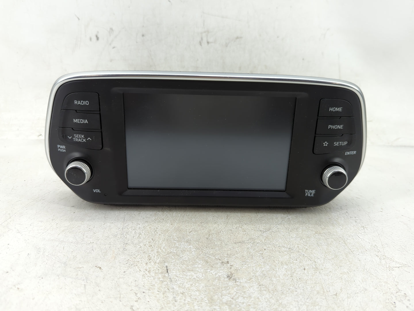 2019-2020 Hyundai Santa Fe Radio AM FM Cd Player Receiver Replacement P/N:96160-S2320VCS Fits Fits 2019 2020 OEM Used Auto P
