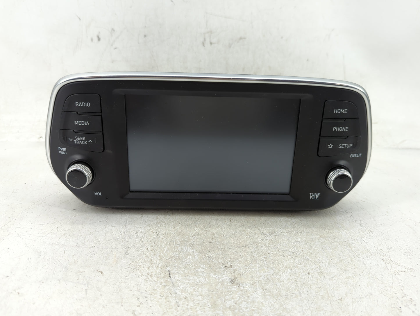 2019-2020 Hyundai Santa Fe Radio AM FM Cd Player Receiver Replacement P/N:96160-S2320VCS Fits Fits 2019 2020 OEM Used Auto P