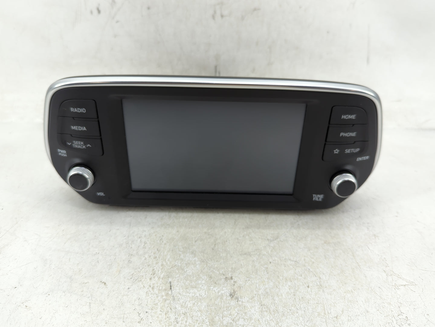 2019-2020 Hyundai Santa Fe Radio AM FM Cd Player Receiver Replacement P/N:96160-S2320VCS Fits Fits 2019 2020 OEM Used Auto P