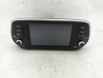 2019-2020 Hyundai Santa Fe Radio AM FM Cd Player Receiver Replacement P/N:96160-S2320VCS Fits Fits 2019 2020 OEM Used Auto P