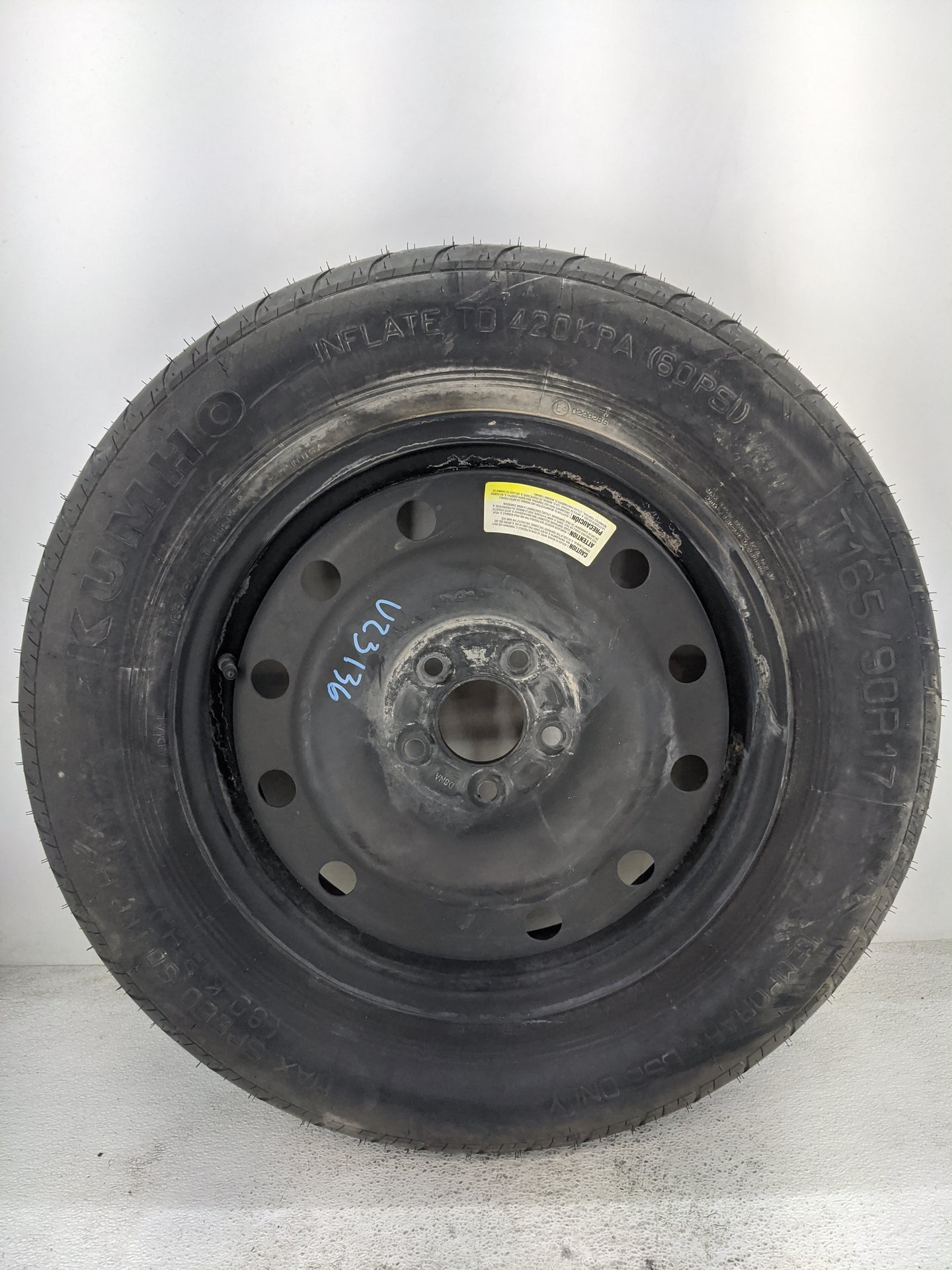 2007-2020 Hyundai Santa Fe Spare Donut Tire Wheel Rim Oem - Oemusedautoparts1.com