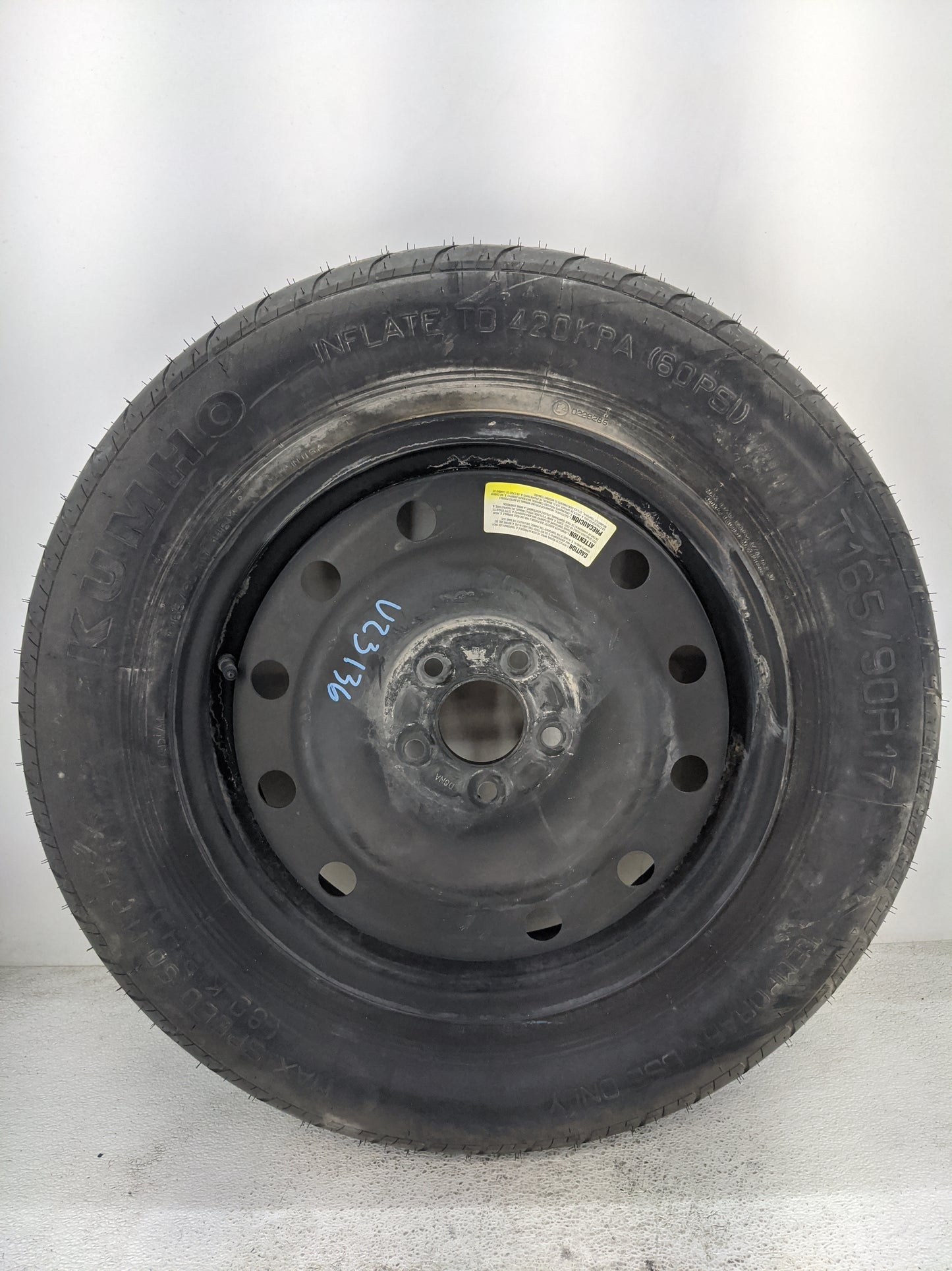 2007-2020 Hyundai Santa Fe Spare Donut Tire Wheel Rim Oem - Oemusedautoparts1.com