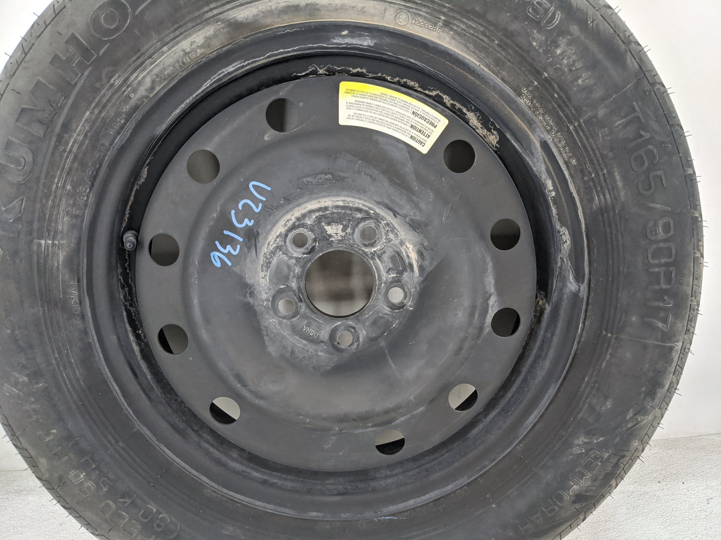 2007-2020 Hyundai Santa Fe Spare Donut Tire Wheel Rim Oem - Oemusedautoparts1.com