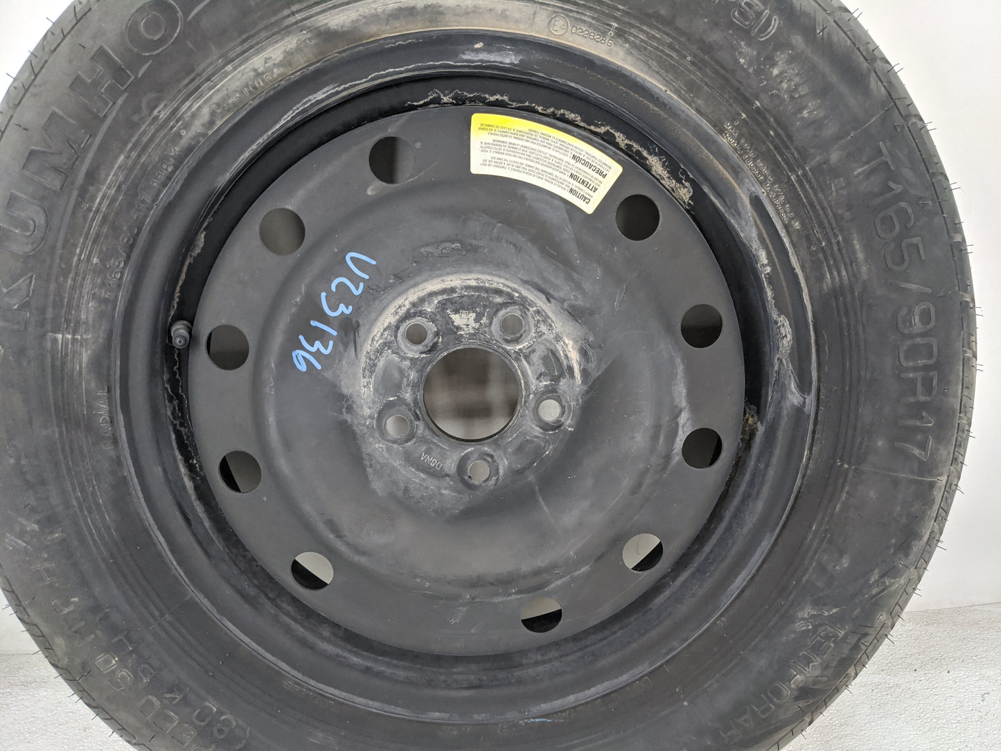 2007-2020 Hyundai Santa Fe Spare Donut Tire Wheel Rim Oem - Oemusedautoparts1.com