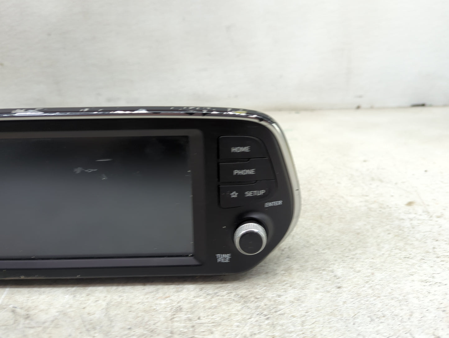 2019-2020 Hyundai Santa Fe Radio AM FM Cd Player Receiver Replacement P/N:96160-S2000VCS Fits Fits 2019 2020 OEM Used Auto P