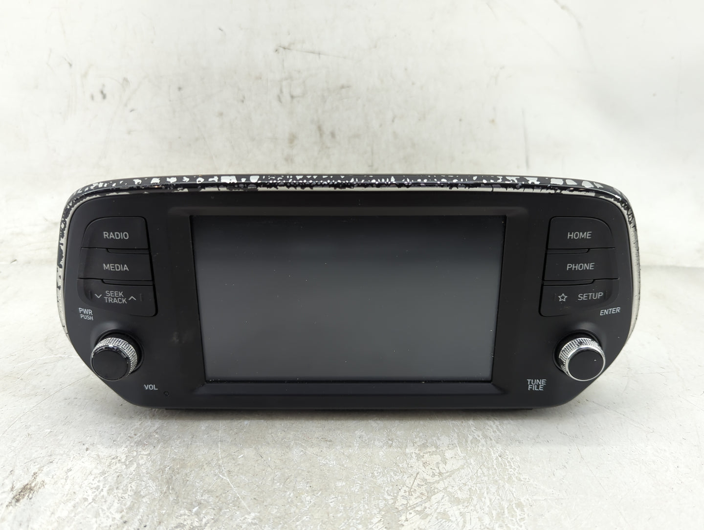 2019-2020 Hyundai Santa Fe Radio AM FM Cd Player Receiver Replacement P/N:96160-S2320VCS Fits Fits 2019 2020 OEM Used Auto P