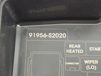 2019-2020 Hyundai Santa Fe Fusebox Fuse Box Panel Relay Module P/N:91956-S2000 Fits Fits 2019 2020 OEM Used Auto Parts - Oem